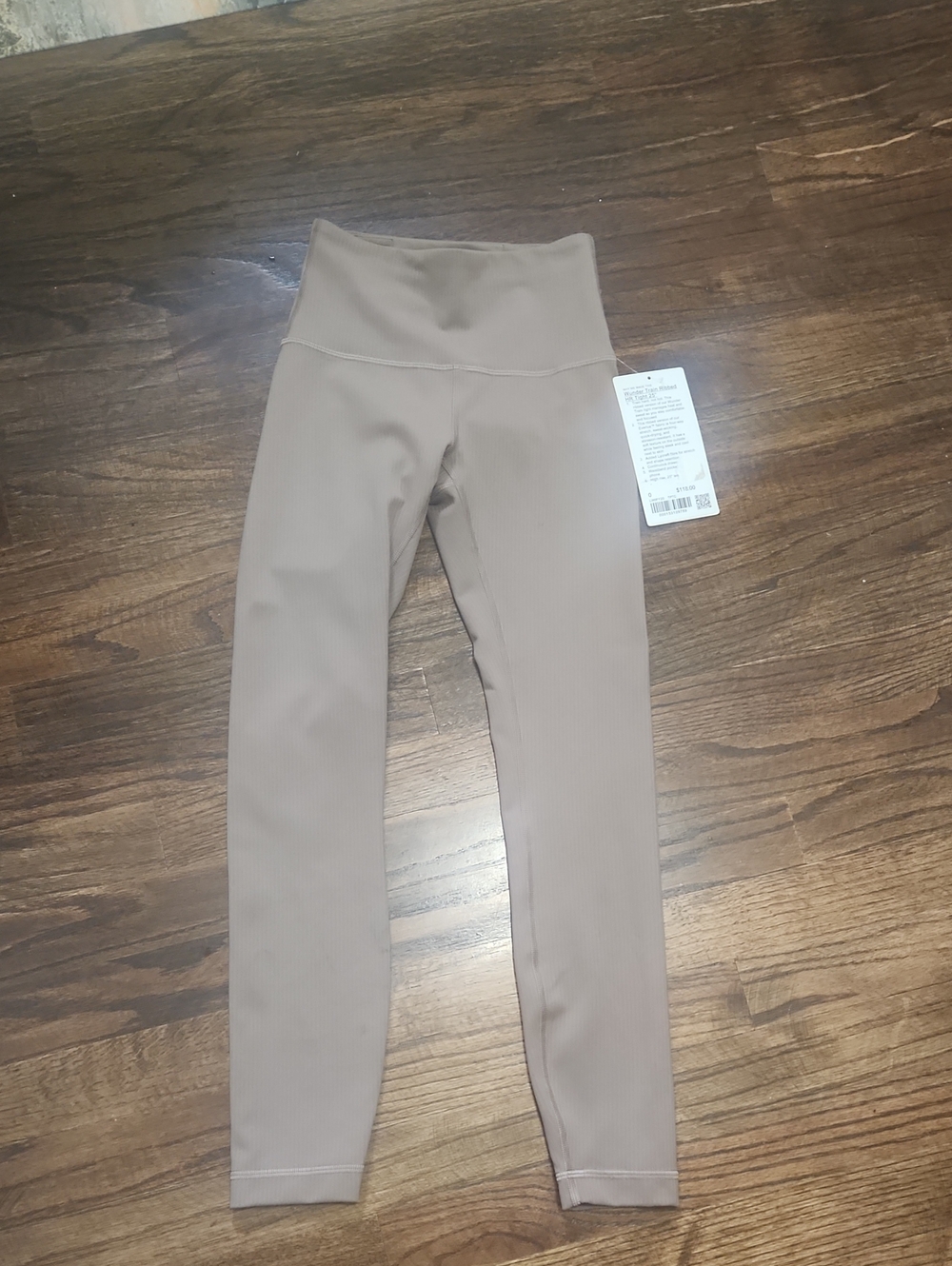 Lululemon Wunder Train Ribbed HR Size 0 NWT
